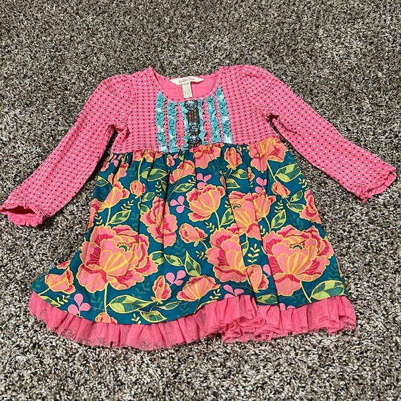 Matilda Jane “Little Missy Dress with Diaper Cover” - Picture 2 of 6